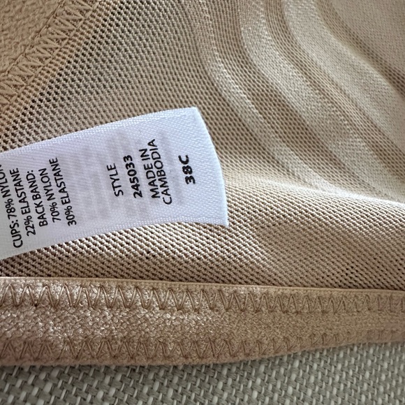 Paramour Felina Marvelous Side Smoothing T-Shirt Nude Bra - Picture 6 of 8